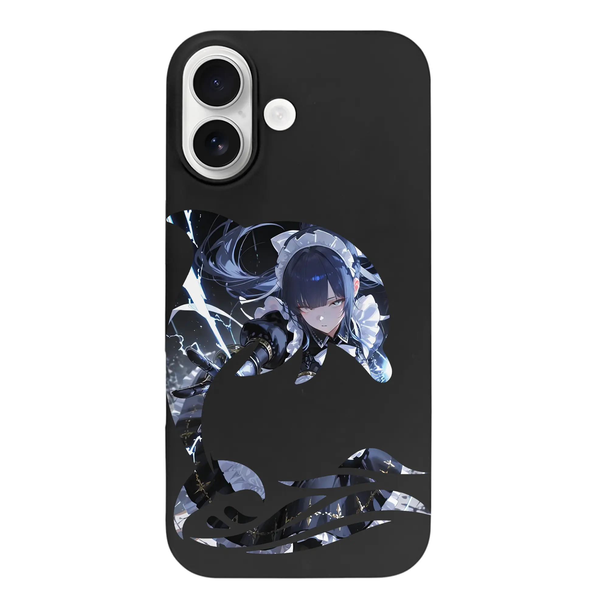 オーバーロード グッズ ナーベラル・ガンマ - iPhone 17 シリーズ シリコンケース 薄型 耐衝撃 指紋防止 ソフトタッチカバー 精密フィット 傷防止 保護ケース iPhone 17/17 Air/17 Pro/17 Pro Max 対応